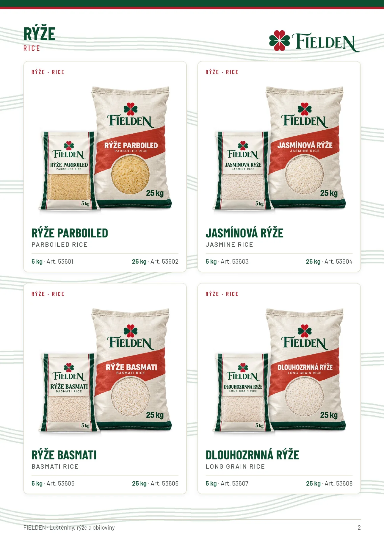 Katalog FIELDEN, strana 2