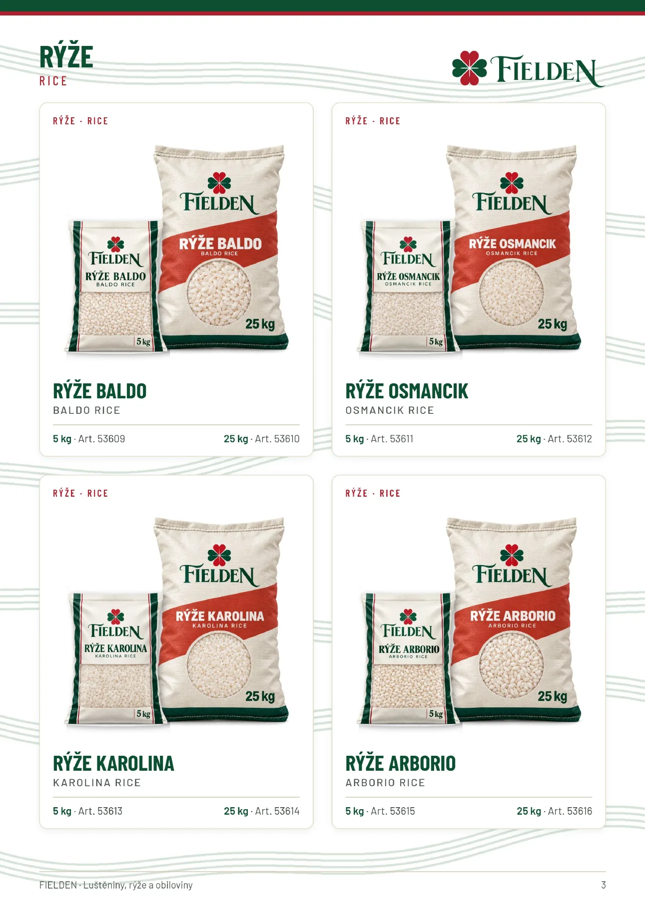 Katalog FIELDEN, strana 3