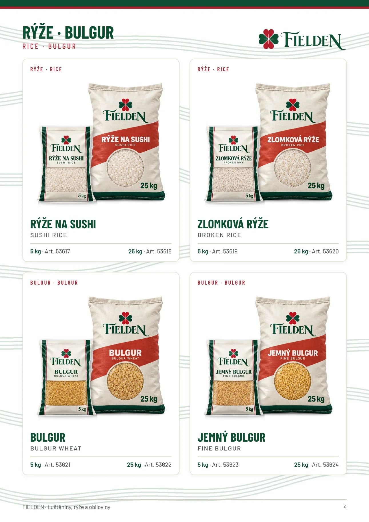 Katalog FIELDEN, strana 4