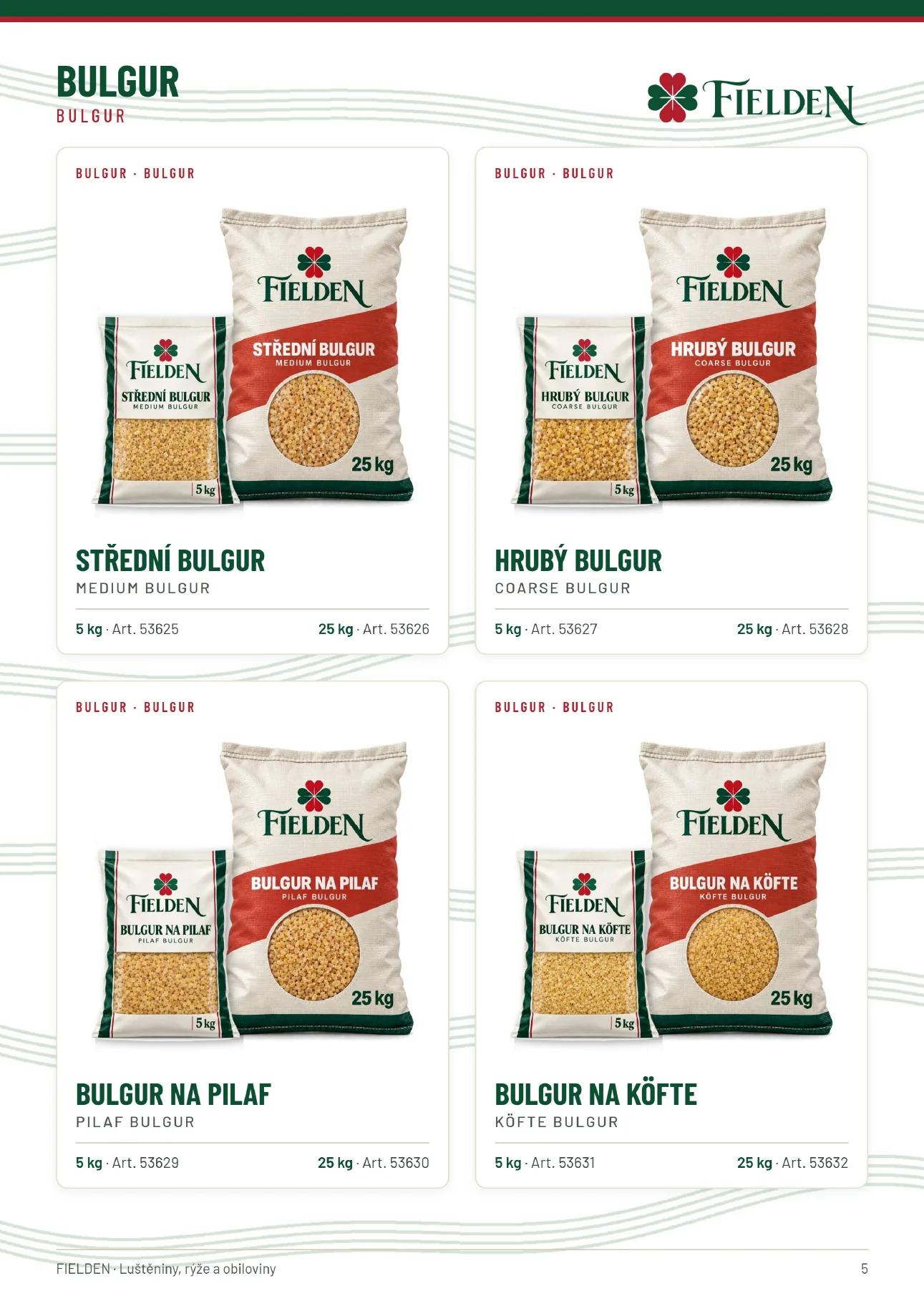 Katalog FIELDEN, strana 5