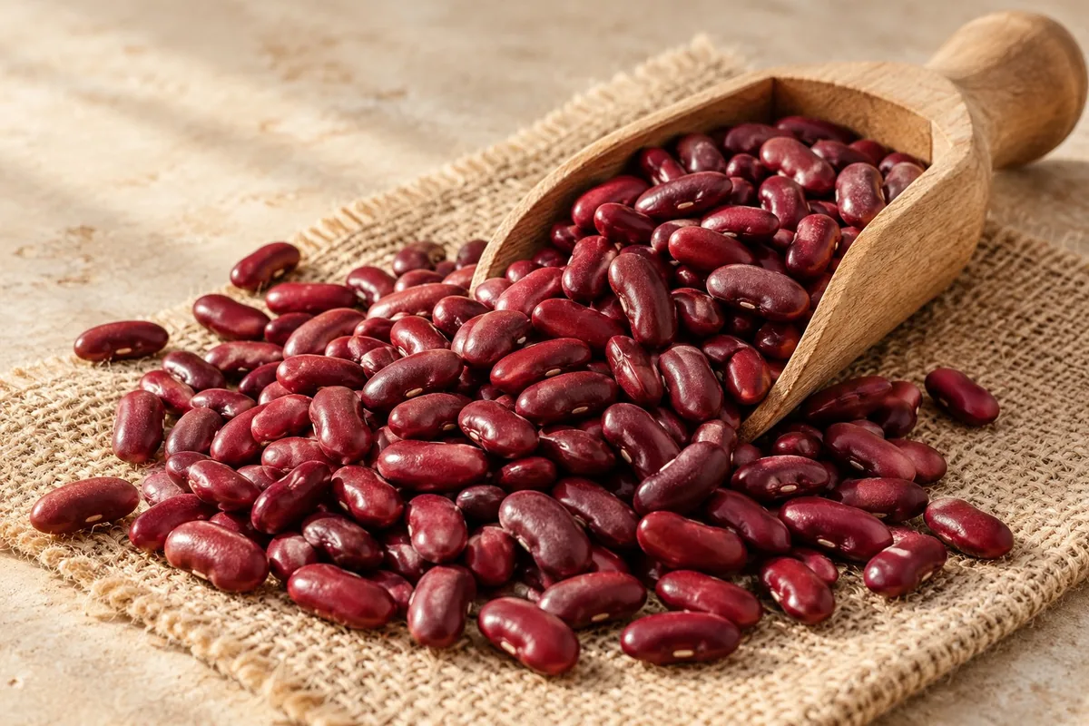 Červené fazole – surový produkt